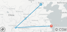  Circuit de 11 jours en Chine à Pékin, Xi\'an, Chengdu et Shanghai - en groupe - 4 destinations 