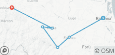  Romagna en bicicleta, el corazón de la pasta casera Italiana - autoguiado clásico - 6 destinos 