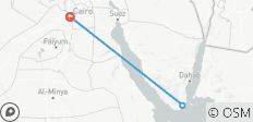  7 dagen 6 Nachten Vakantiereis naar Caïro &amp; Sharm El Sheikh - 7 bestemmingen 