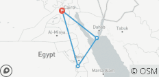  Billiges Ägypten Urlaubspaket nach Kairo Luxor Sharm el-Sheikh (7 Tage, 6 Nächte) - 7 Destinationen 