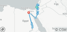  Israel, Jordanien und Ägypten Luxus mit Nilkreuzfahrt (13 Tage) - 28 Destinationen 