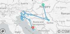  Private - Balkan Extended from Budapest to Split - 23 destinations 