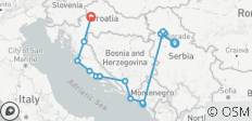  Balkan &amp; Adria - Privatrundreise - 15 Destinationen 