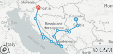  L\'essentiel des Balkans en 12 jours - 17 destinations 