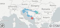  Balkan Extended, 13 dagen - 24 bestemmingen 