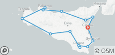  Splendor of Sicily 8 Days Tour - from Catania - 15 destinations 