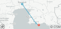  Descubrimiento de Rayong e isla de Koh Samet 3 días - circuito privado - 3 destinos 