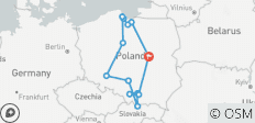  Grand tour de Pologne - 14 destinations 