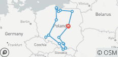  Circuit de rêve en Pologne - 17 destinations 