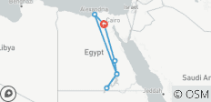  Expérience de 12 jours en Égypte (Le Caire-Luxor-Aswan-Alexandrie) - 8 destinations 