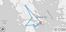  Five Day Classical Tour of Greece: Epidaurus, Nafplio, Olympia, Delphi, Meteora - 8 destinations 
