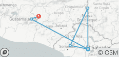  Maya Triangle : El Salvador - Honduras - Guatemala - 6 destinations 