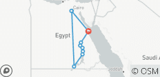  Luxuriöses Ägypten (5* Nilkreuzfahrt/ Hurghada all inklusive) mit Inlandsflug - 10 Destinationen 