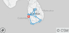 Rundreise in Sri Lanka - Kostenloses Upgrade auf private Rundreise (6 Tage &amp; 5 Nächte) - 12 Destinationen 