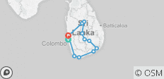  Die Pracht Sri Lankas - Kostenloses Upgrade auf eine private Rundreise verfügbar (7 Tage) - 12 Destinationen 