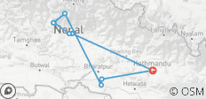  Poonhill Trek (Bonus Tour: Silver Triangle Nepal ) - 9 destinations 