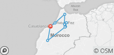  Marokko Rif-Gebirge Wanderreise - 9 Destinationen 