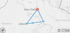  Indiens Bestes Angebot - Goldenes Dreieck - Privatrundreise (6 Tage) - 5 Destinationen 