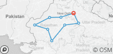  Rajasthan Rundreise mit Taj Mahal - 13 Tage - 9 Destinationen 