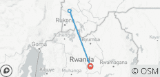  Uganda Gorilla Trek Budget Safari über Kigali (3 Tage) - 3 Destinationen 