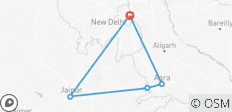  Au départ de Delhi : 5 jours d\'excursion privée de luxe dans le Triangle d\'Or de l\'Inde - 5 destinations 