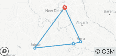  Circuit de luxe de 5 jours dans le Triangle d\'Or au départ de Delhi - 5 destinations 