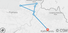  Tsum-Tal Trek - 8 Destinationen 