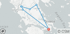  Circuito por Grecia continental \&quot;De la A a la Z\&quot; - Atenas - Olimpo - Meteora - Zagori - 7 destinos 