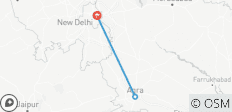  Delhi Darshan met zonsopgang Taj Mahal-rondreis - 3 bestemmingen 