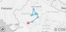  Spannendes Rajasthan, Indien 11 Tage - 8 Destinationen 