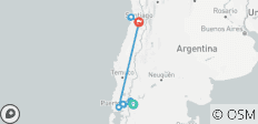  Argentine et Chili : Traversée des lacs de Bariloche à Santiago ou vice-versa - 10 jours - 11 destinations 
