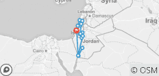  Israel mit Petra: Luxus-Privatreise - 11 Tage - 20 Destinationen 