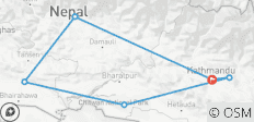  Nepal Rundreise - 6 Destinationen 