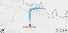  Wandern im Himalaya - Langtang-Tal Trekking Tour - 7 Destinationen 