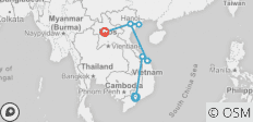  Sensationelles Vietnam &amp; Laos (Kleingruppen, 14 Tage) - 9 Destinationen 