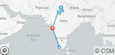  Essenz Indiens (Kleine Gruppen, Ende Mumbai, mit Südindienverlängerung, 15 Tage) - 9 Destinationen 