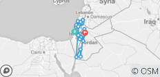 Israel &amp; Jordan in 15 days - 24 destinations 