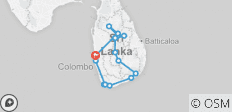  Klassieke rondreis Sri Lanka (10 dagen) - 15 bestemmingen 