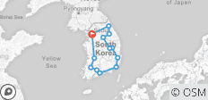  Zuid-Korea Cirkelavontuur 5D/4N - 12 bestemmingen 