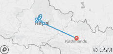  Annapurna Basislager Trekking Tour - 12 Destinationen 