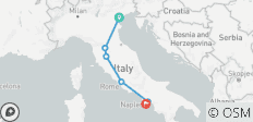  Train tours Italy: Venice, Florence, Rome, Sorrento by train - 9 destinations 