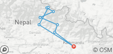 Manaslu Circuit Trek (Offiziell) - 9 Destinationen 