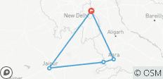  Circuit privé de 4 jours dans le Triangle d\'Or au départ de Delhi - 5 destinations 