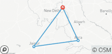  Goldenes Dreieck ab Delhi Privatreise - 3 Tage - 4 Destinationen 