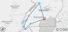  Uganda Odyssee - 8 Destinationen 