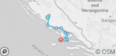  En bicicleta por las islas de la costa dálmata - 13 destinos 