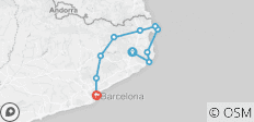  La Costa Brava catalane à vélo Plus ! Barcelone - 9 destinations 