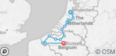  Fahrrad und Boot: Amsterdam nach Brügge Plus! Belgische Brauereien - 15 Destinationen 