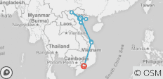  Höhepunkte aus Vietnam von Norden nach Süden - 12 Tage - 10 Destinationen 
