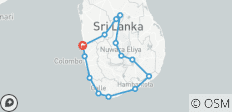  Einmaliges Erlebnis auf Sri Lanka - 14 Destinationen 